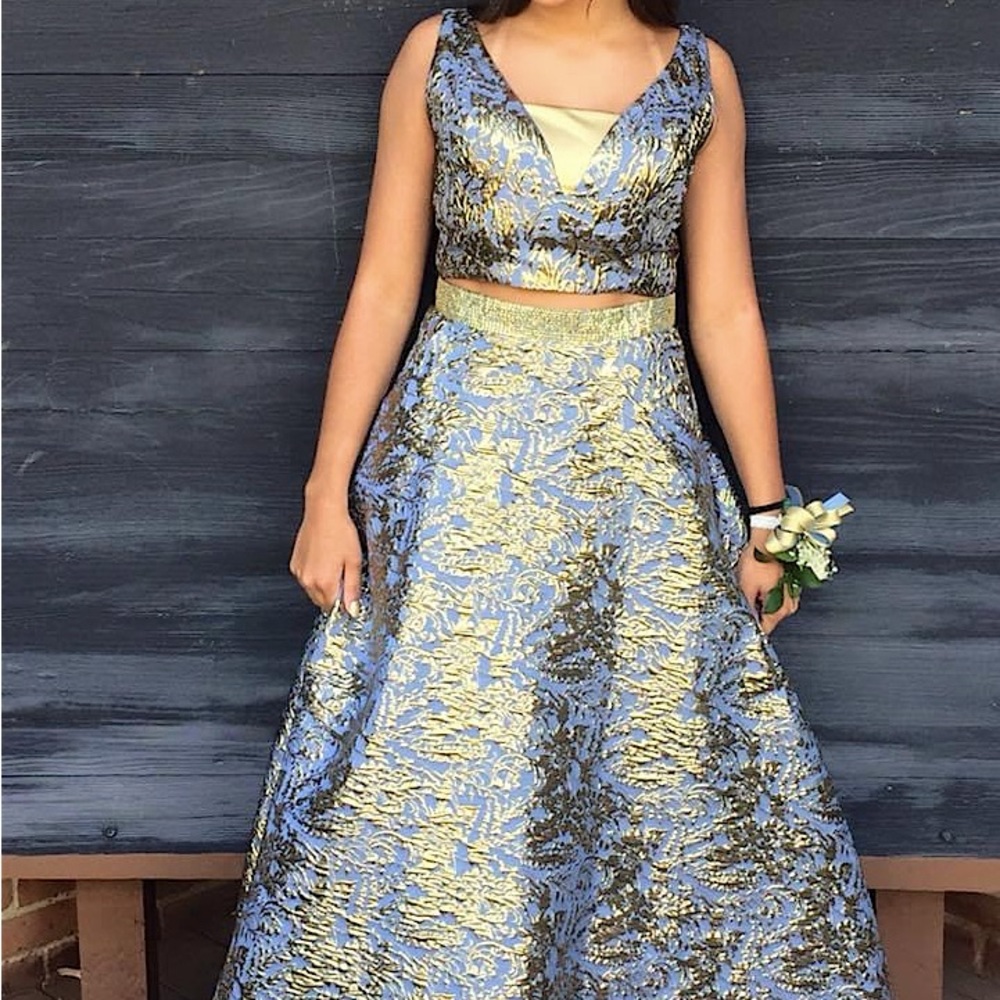 Ellie Wilde Two Piece Prom Dress
